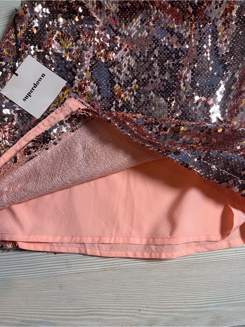 superdown Rose Gold Sanya Mini Skirt - Picture 5 of 9